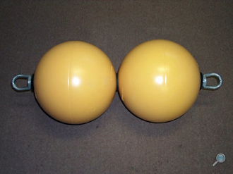 Double (14") float configuration, Buoyancy: 75 lbs. (34 kg) Double (14") float configuration, Buoyancy: 75 lbs. (34 kg)