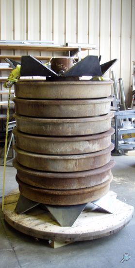 Special mace anchor for added embedment strength Special mace anchor for added embedment strength