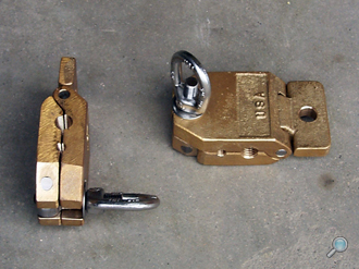 Bronze wire rope clamp for instrument casting Bronze wire rope clamp for instrument casting